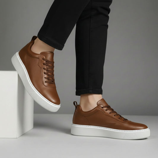 Sneakers Noire en Cuir